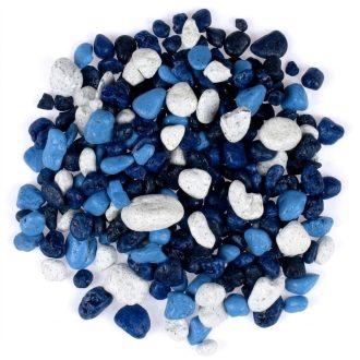 Akvárium Kavics Világoskék (4-8mm 1kg )