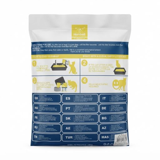 Numbell szilikonos macskaalom , citromos illatú ( 1,4kg/3,8L )